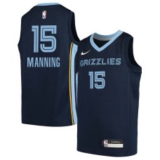 Memphis Grizzlies #15 Rich Manning Jersey -Navy