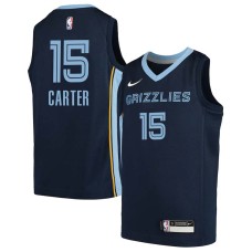 Memphis Grizzlies #15 Vince Carter Jersey -Navy