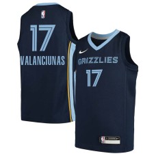 Memphis Grizzlies #17 Jonas Valanciunas Jersey -Navy