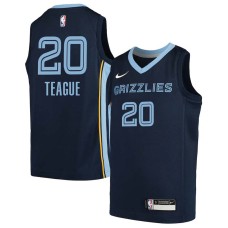 Memphis Grizzlies #20 Marquis Teague Jersey -Navy