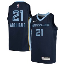 Memphis Grizzlies #21 Robert Archibald Jersey -Navy