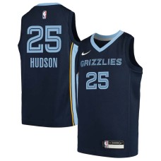 Memphis Grizzlies #25 Lester Hudson Jersey -Navy