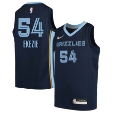 Memphis Grizzlies #54 Obinna Ekezie Jersey -Navy