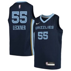 Memphis Grizzlies #55 Eric Leckner Jersey -Navy