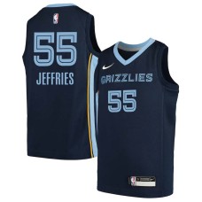 Memphis Grizzlies #55 DaQuan Jeffries Jersey -Navy