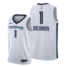 Memphis Grizzlies #1 Will Solomon Jersey -White