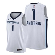 Memphis Grizzlies #1 Kyle Anderson Jersey -White