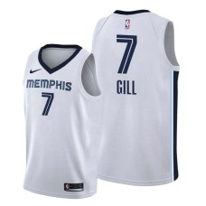 Memphis Grizzlies #7 Eddie Gill Jersey -White