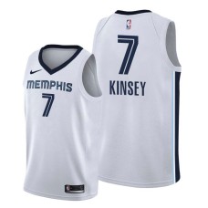 Memphis Grizzlies #7 Tarence Kinsey Jersey -White