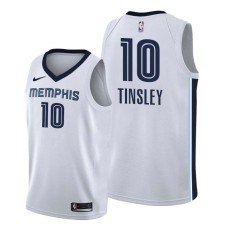 Memphis Grizzlies #10 Jamaal Tinsley Jersey -White