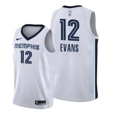 Memphis Grizzlies #12 Tyreke Evans Jersey -White