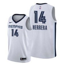 Memphis Grizzlies #14 Carl Herrera Jersey -White