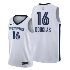 Memphis Grizzlies #16 Toney Douglas Jersey -White