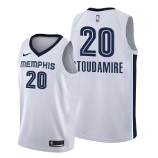 Memphis Grizzlies #20 Damon Stoudamire Jersey -White