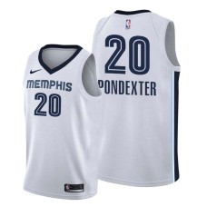 Memphis Grizzlies #20 Quincy Pondexter Jersey -White