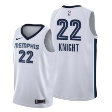 Memphis Grizzlies #22 Brevin Knight Jersey -White