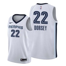 Memphis Grizzlies #22 Tyler Dorsey Jersey -White