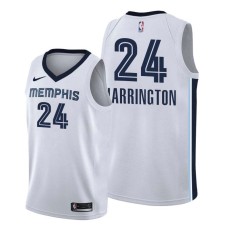 Memphis Grizzlies #24 Othella Harrington Jersey -White