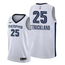 Memphis Grizzlies #25 Erick Strickland Jersey -White