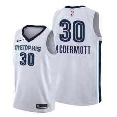 Memphis Grizzlies #30 Sean McDermott Jersey -White