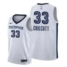 Memphis Grizzlies #33 Pete Chilcutt Jersey -White