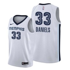 Memphis Grizzlies #33 Antonio Daniels Jersey -White