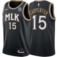 Atlanta Hawks #15 Bob Carpenter Jersey -Black 2020-21 City