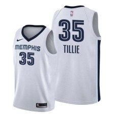 Memphis Grizzlies #35 Killian Tillie Jersey -White