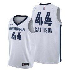 Memphis Grizzlies #44 Kenny Gattison Jersey -White