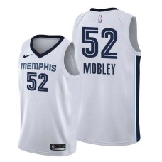 Memphis Grizzlies #52 Eric Mobley Jersey -White