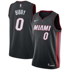 Miami Heat #0 Mike Bibby Jersey -Black