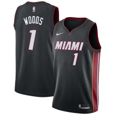 Miami Heat #1 Loren Woods Jersey -Black