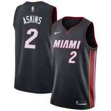 Miami Heat #2 Keith Askins Jersey -Black