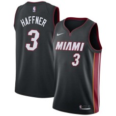 Miami Heat #3 Scott Haffner Jersey -Black