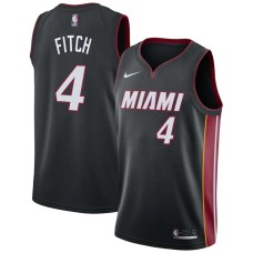 Miami Heat #4 Gerald Fitch Jersey -Black