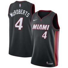 Miami Heat #4 Josh McRoberts Jersey -Black