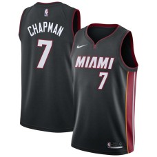 Miami Heat #7 Rex Chapman Jersey -Black