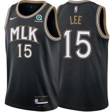 Atlanta Hawks #15 Butch Lee Jersey -Black 2020-21 City