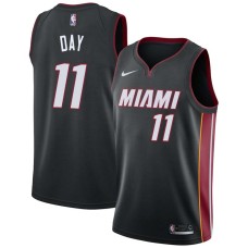 Miami Heat #11 Todd Day Jersey -Black