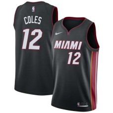 Miami Heat #12 Bimbo Coles Jersey -Black