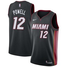 Miami Heat #12 Kasib Powell Jersey -Black