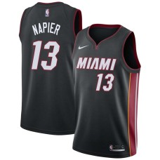 Miami Heat #13 Shabazz Napier Jersey -Black