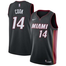 Miami Heat #14 Daequan Cook Jersey -Black