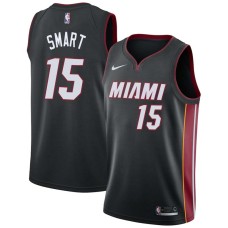 Miami Heat #15 Javonte Smart Jersey -Black