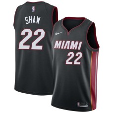 Miami Heat #22 Brian Shaw Jersey -Black