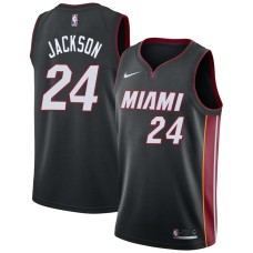 Miami Heat #24 Jim Jackson Jersey -Black