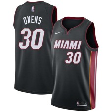 Miami Heat #30 Billy Owens Jersey -Black