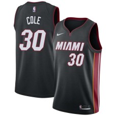 Miami Heat #30 Norris Cole Jersey -Black