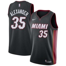 Miami Heat #35 Gary Alexander Jersey -Black