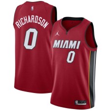 Miami Heat #0 Josh Richardson Jersey -Red